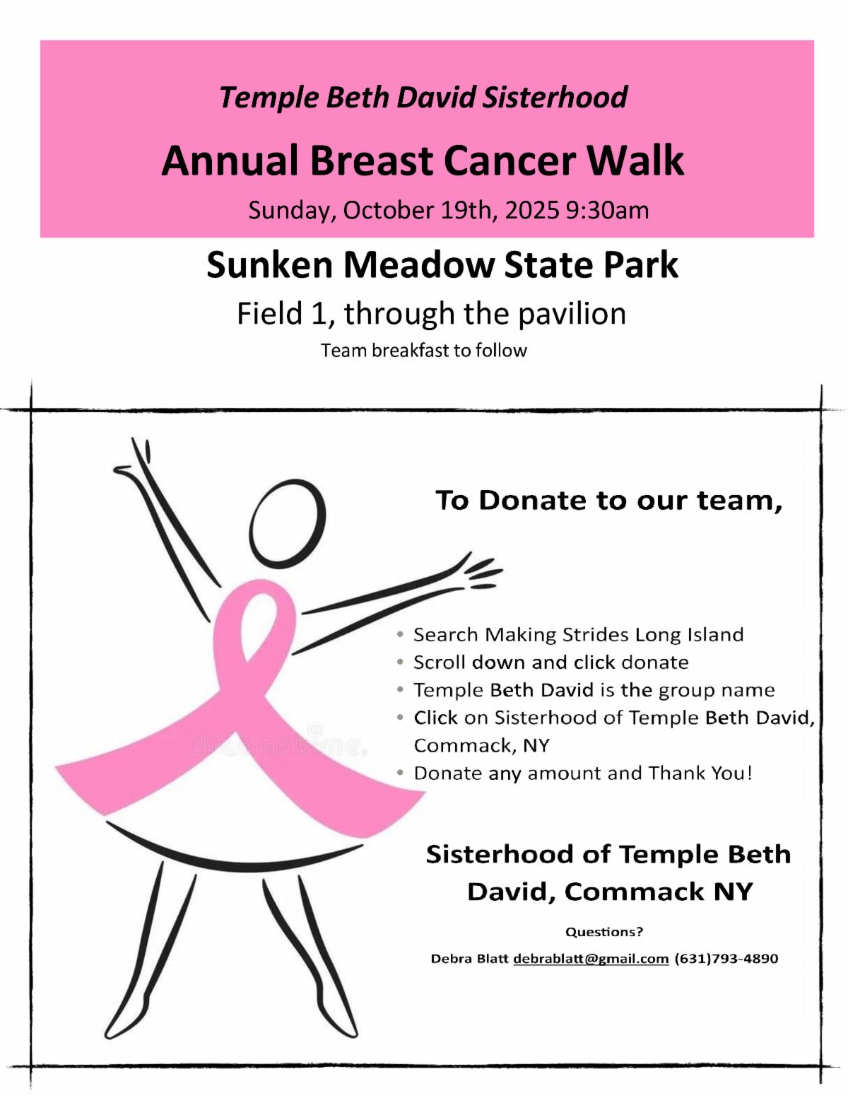 SisterhoodBreastCancerWalk2025